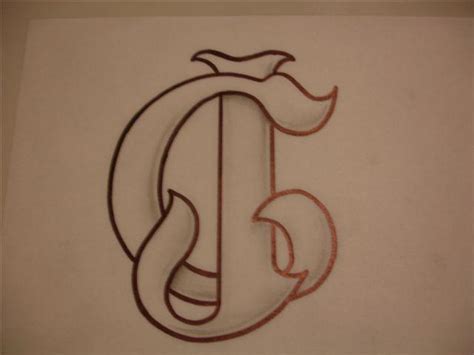 letter cj tattoo ideas